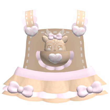 . ‿ ♡ my softest fawn overalls for christmas