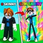 +1 Skinny Per Step Roblox game thumbnail