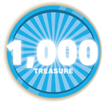 1,000 Treasures Found