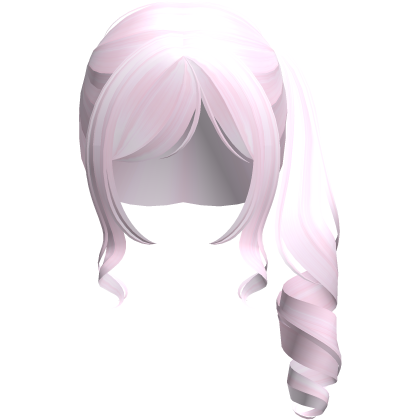 pink kawaii cute jirai kei doll side ponytail Roblox item