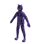 Tough Snow Leopard Mascot