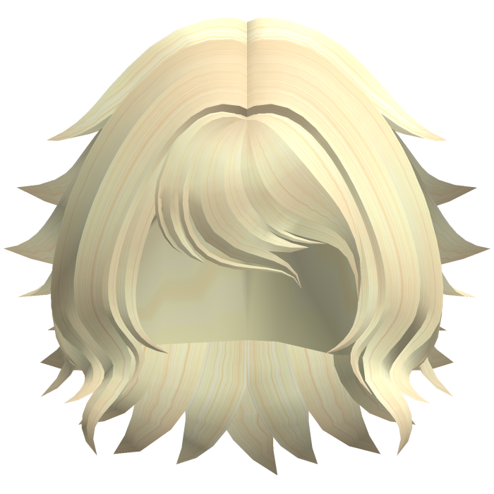 Messy Fluffy Bob Hair (Light Blonde)