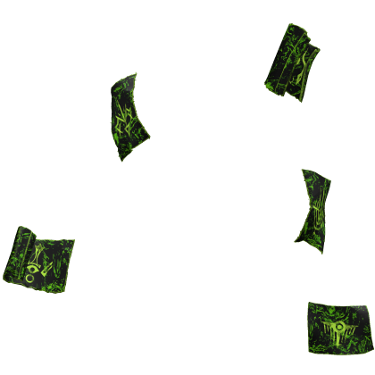 Green Rune Floating Papers