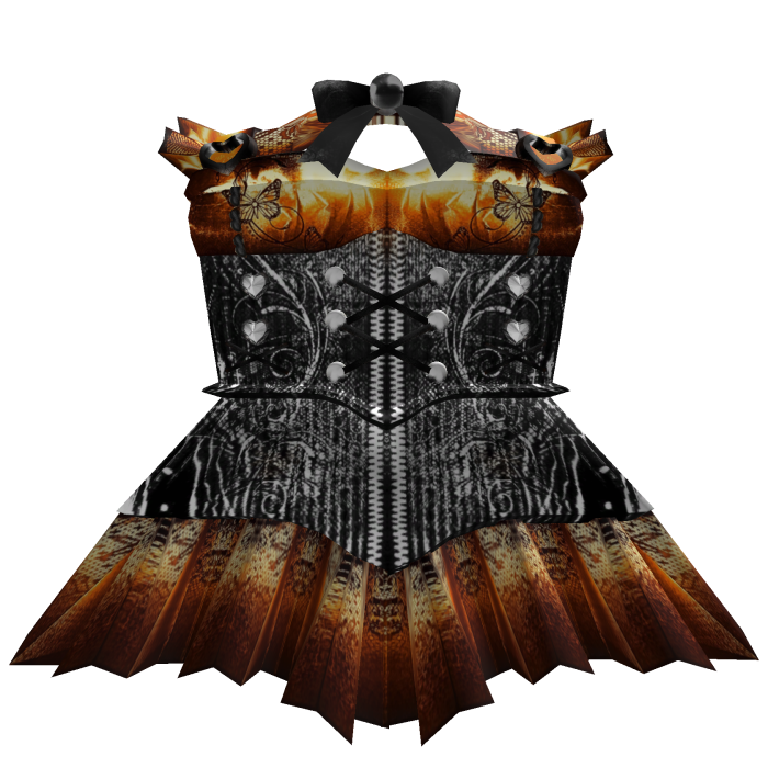 Gothic Halloween Dress Black