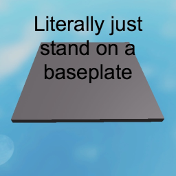 Stand on a baseplate Simulator