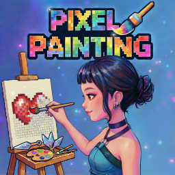 🎨 K-pop Pixel Painting [LE SSERAFIM UPDATE]  icon