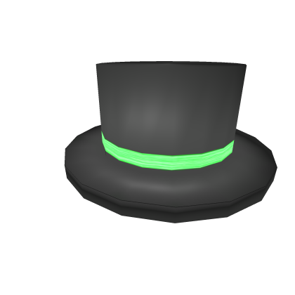 Green Banded Top Hat Roblox item