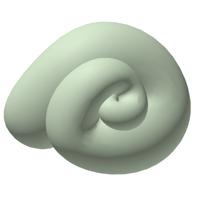 Mint Green Swirly Hair Tuft Roblox item