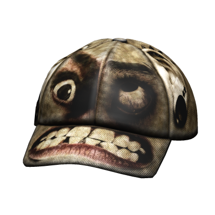 Grunge Leather Face Cap Roblox item
