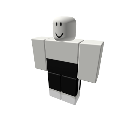Black pants with white stripes roblox store