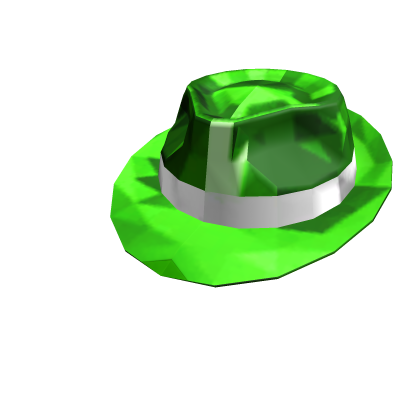 Green Sparkle Time Fedora