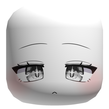 Chibi Sparkling Doll Face – White