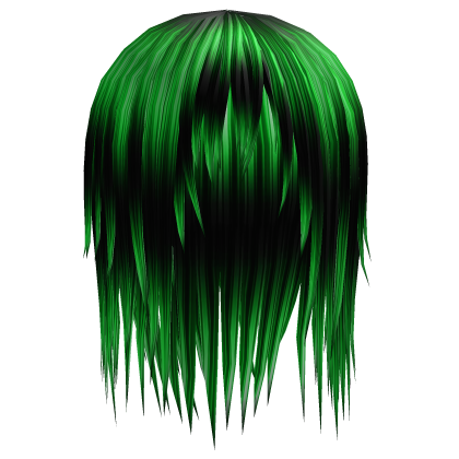 scene green wispy Spikey vampire vkei hair  Roblox item
