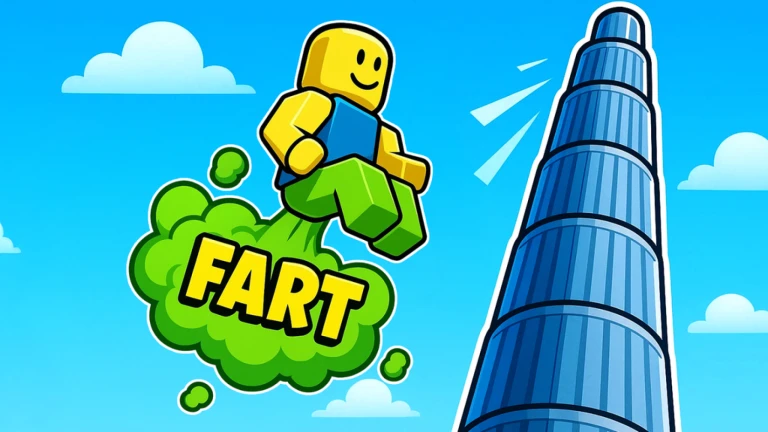 +1 Fart Jump Every Second 💨