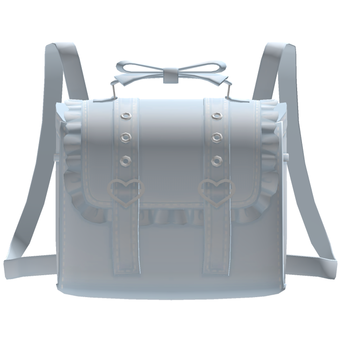 1.0 kawaii ruffled randoseru backpack in blue