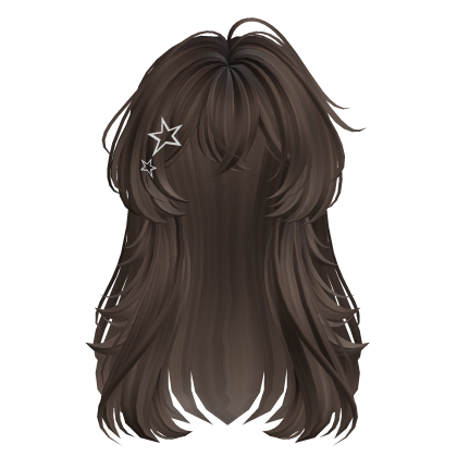 Loose Fluffy Anime Girl Hairstyle (Brown) Roblox item