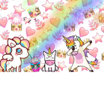 Unicorns glow