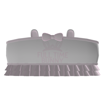 cute full time bunny top with ruffles Roblox item