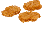 BurntChicken nuggets