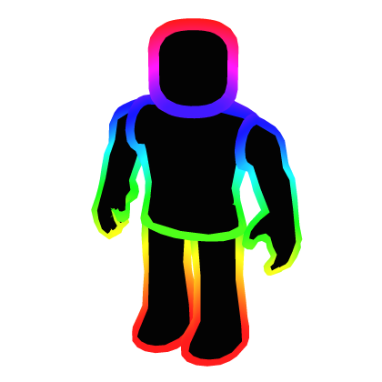 Rainbow Outline Full Avatar Aura Roblox catalog item