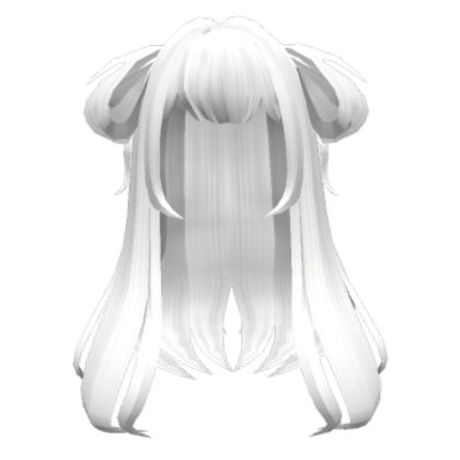 white hair Roblox decal