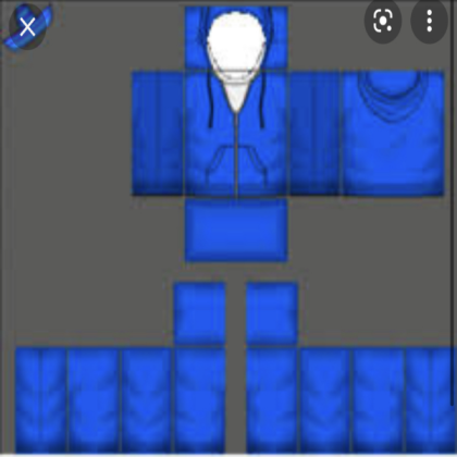 roblox blue hoodie template Roblox decal