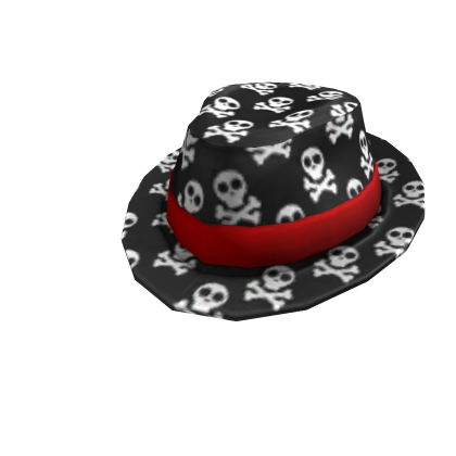 Skull and Crossbones Fedora