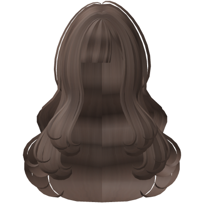 brown wavy doll hair Roblox item