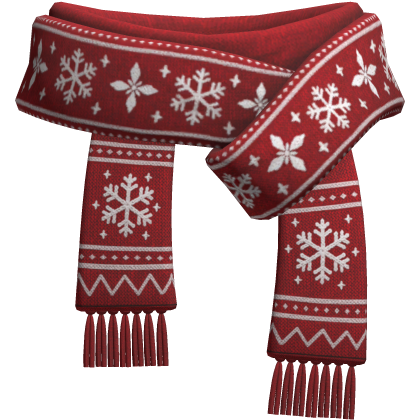 Christmas Snowflake Scarf