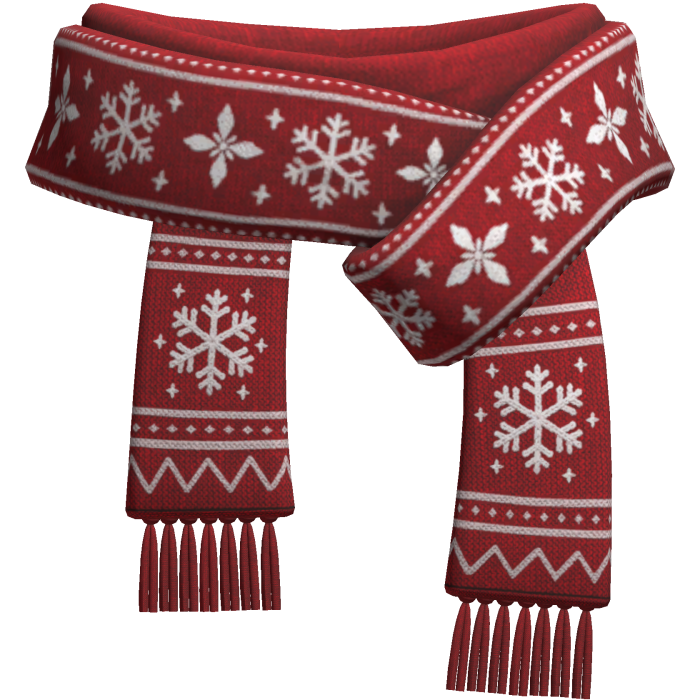 Christmas Snowflake Scarf