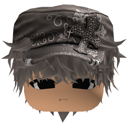Ash Messy Anime Hair w/ Ash Cadet Cap