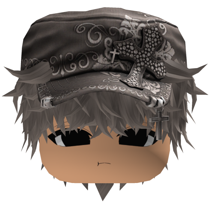 Ash Messy Anime Hair w/ Ash Cadet Cap