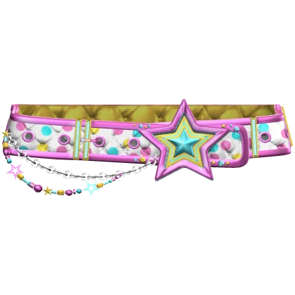 アイドル [GGAGGONG] Grid Pop ver.1 Pastel Pastel Polkadot Star Belt Harajuku Gyaru | Roblox Item - Rolimon's