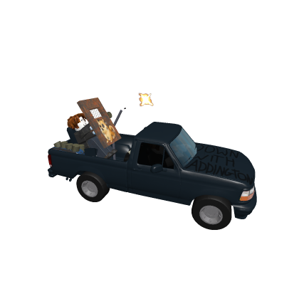 Mounted Machinegun Pickup Truck w/bacons