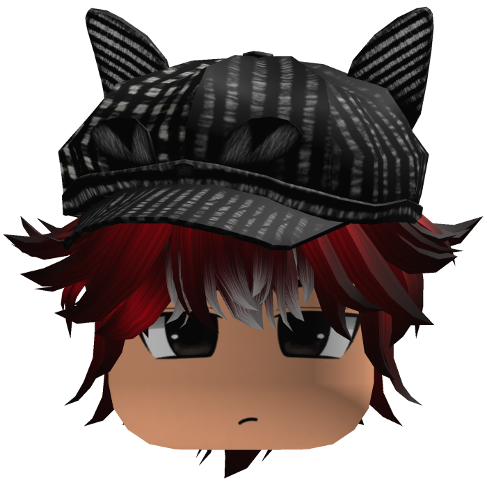 Messy Fluffy Emo Y2K Boy Hair VKAI red CAT