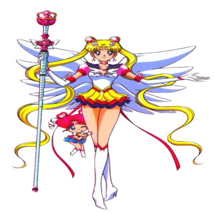 Eternal sailor moon and Chibi chibi moon Roblox decal
