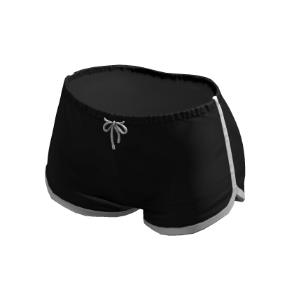 Athletic Dolphin Shorts Black Mini Sweat Gym Y2K thumbnail
