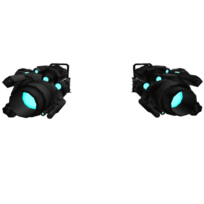 Cyan Recording Titan Dual Energy Turrets [Glow]