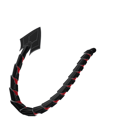 Cyber Devil Tail (Black & Red)
