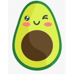 Aguacate kawaii