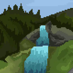 Waterfall hangout
