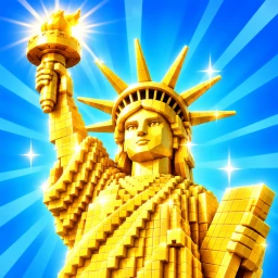 Build the Statue of Liberty icon