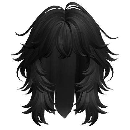 Fluffy Wolf Cut(Black)