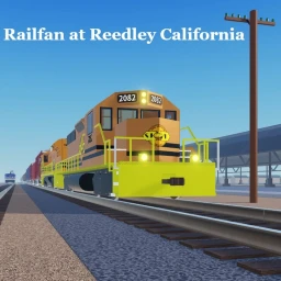 Railfan at Reedley California icon