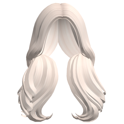 Long Curly Messy Blowout Hair (Beige) Roblox item