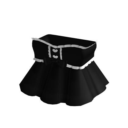 ♡ : cute black valentines ruffled dress thumbnail