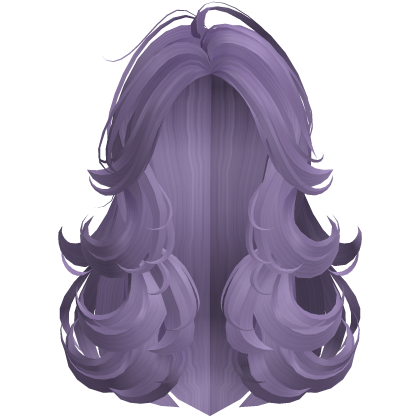 Wispy Purple Layered Swirls Hair