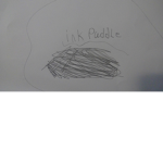 Ink puddle