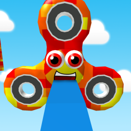ESCAPE THE GIANT FIDGET SPINNER!! - OBBY!