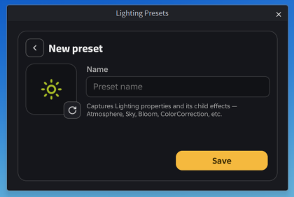 Lighting Presets preview 2